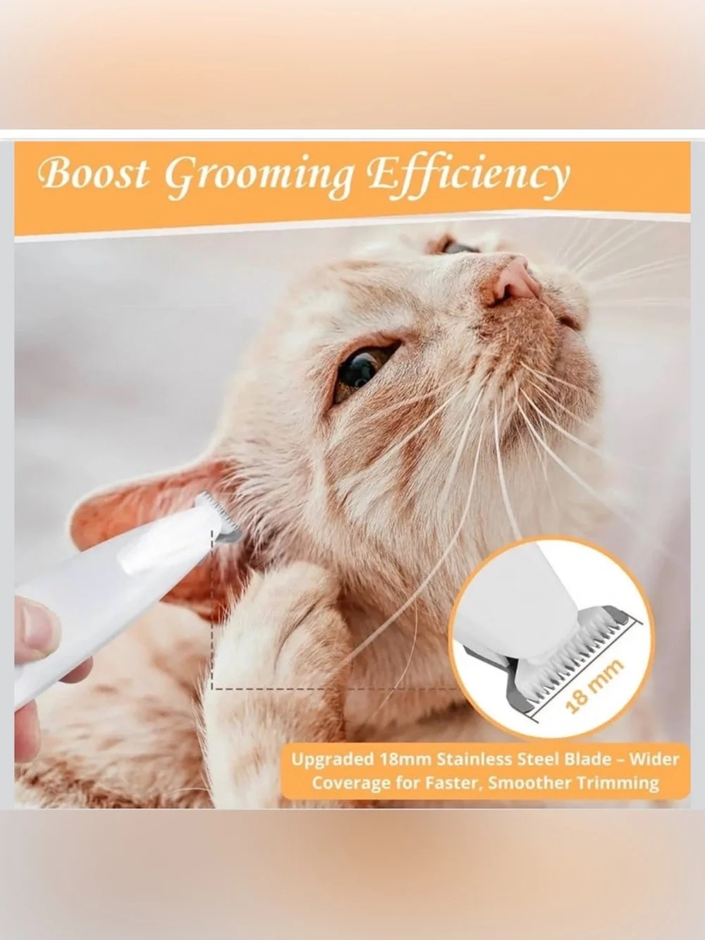 New Open Box Cat Grooming Trimmer, Belvedir Cat Trimmer, Cordless Pet Shaver